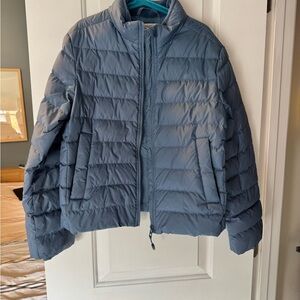 Athleta Kids Blue Puffer Jacket